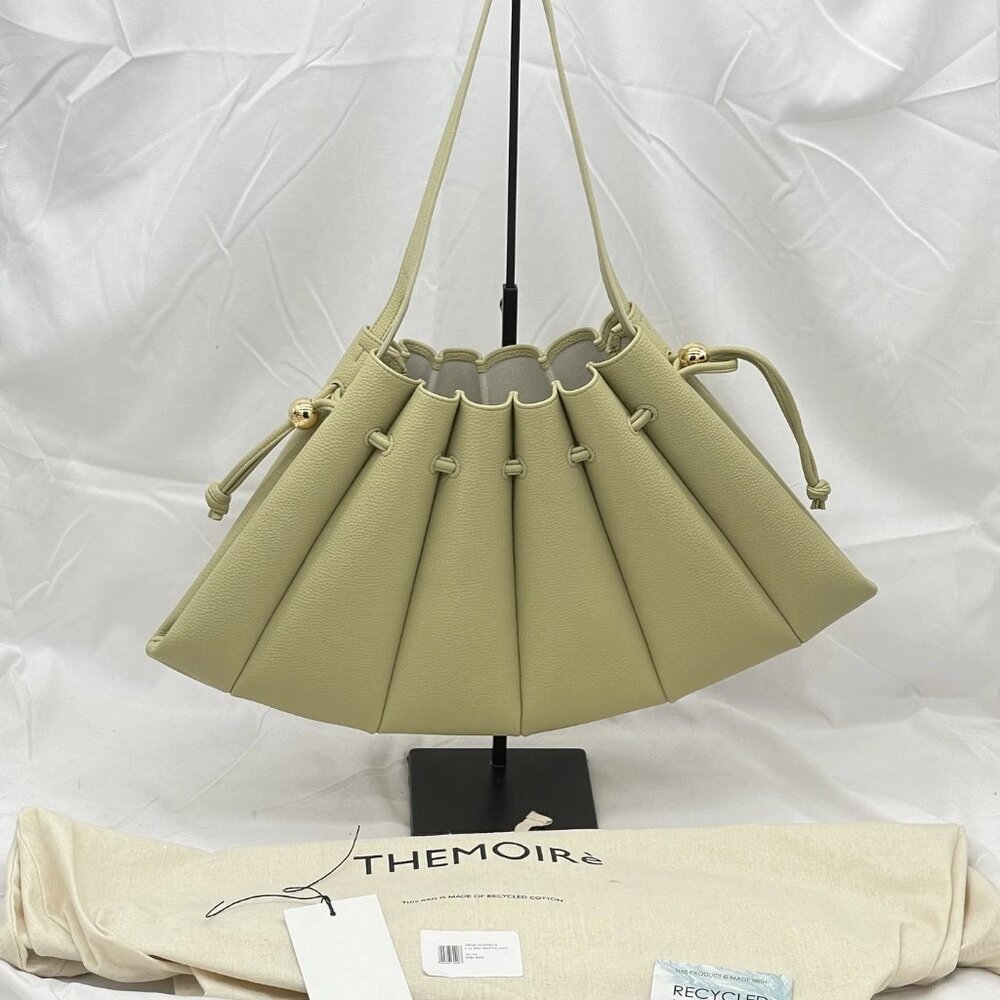 Themoire Women’s Calipso Bottalato Drawstring Shoulder Bag – Olive Green